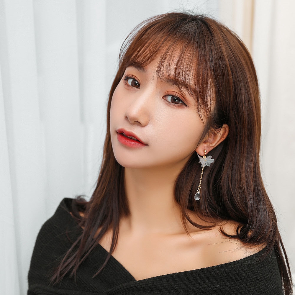 Khuyên tai dáng dài hình hoa hướng dương