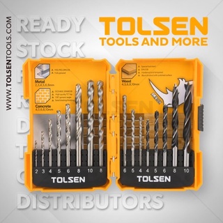 Bộ 16 mũi khoan tường gỗ sắt tolsen 75628