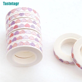 Cuộn Băng Keo Giấy Washi Mỏng 7mm * 10m