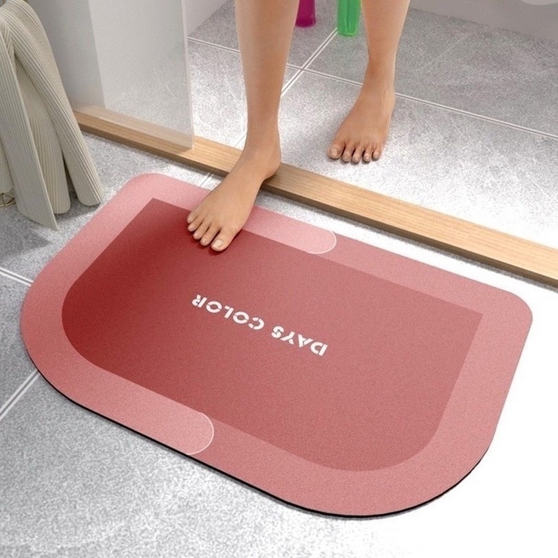 Thảm Chùi Chân 40*60Cm Thấm Hút Tốt Chống Trượt Cho Phòng Tắm Nhà Bếp