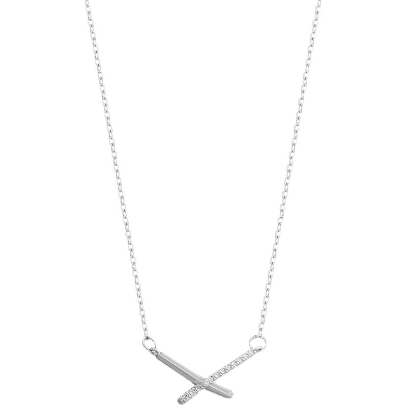 Vòng cổ Mặt Chữ X Sang Trọng Phong Cách Hàn Quốc Cho Nữ