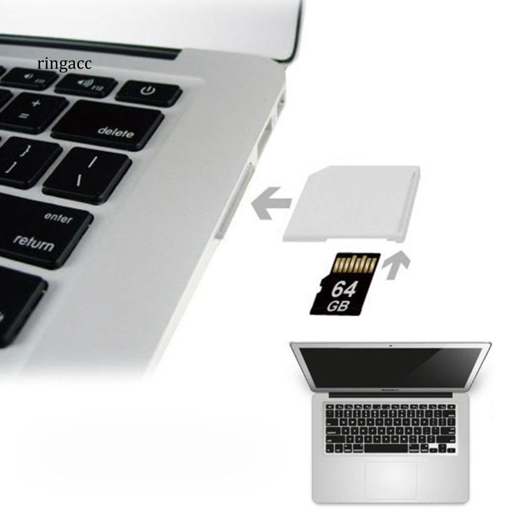 Khay đựng chuyển đổi thẻ nhớ SD TF sang SD thích hợp cho Macbook Air