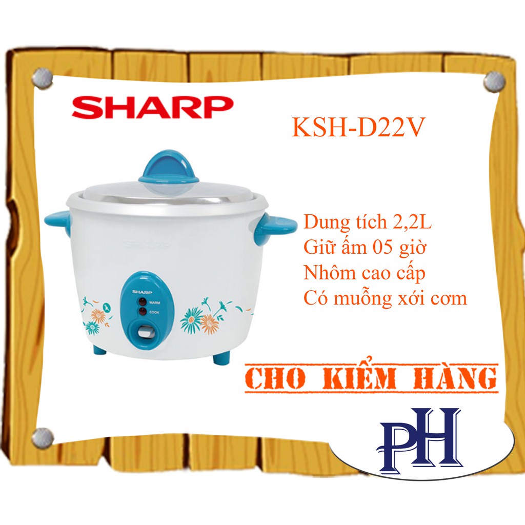 Nồi cơm điện Sharp KSH-D06V