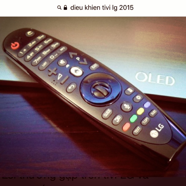 Điều khiển LG 2015