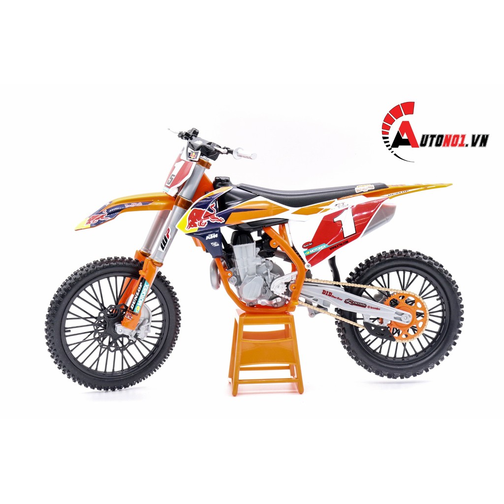 MÔ HÌNH XE ĐỊA HÌNH OFFROAD KTM 450 SX-F NUMBER 01 REDBULL 1:6 MAISTO 5421