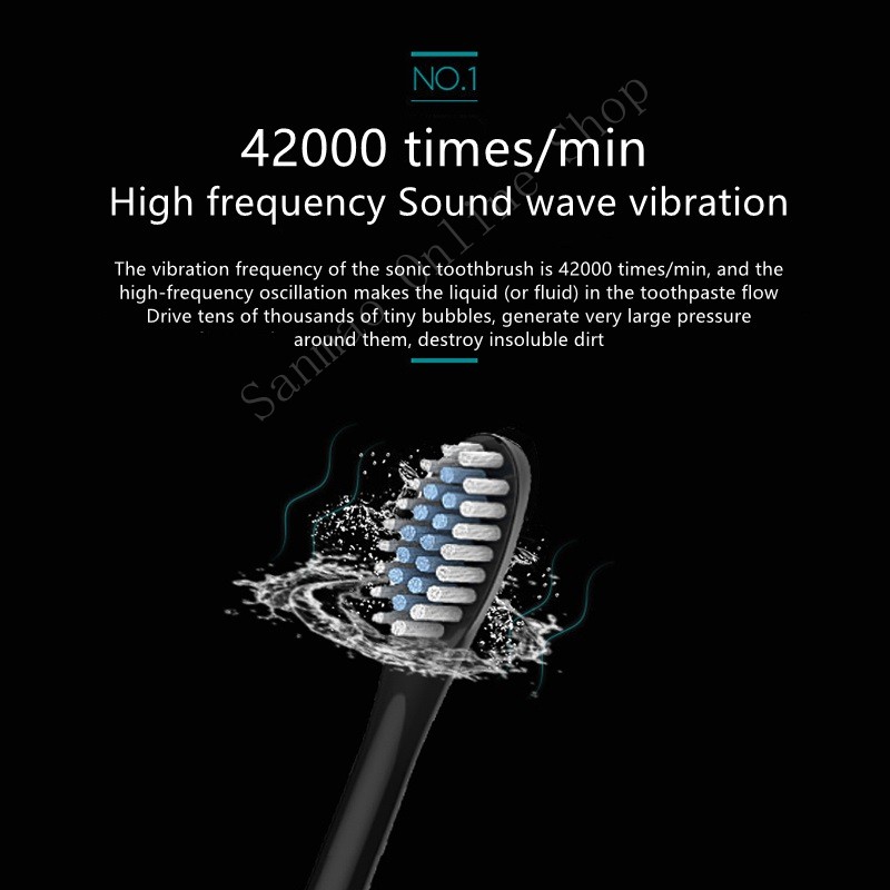 [Hàng mới về] Bàn chải đánh răng điện tự động Airdanli Sonic X7 thế hệ mới nhất năm