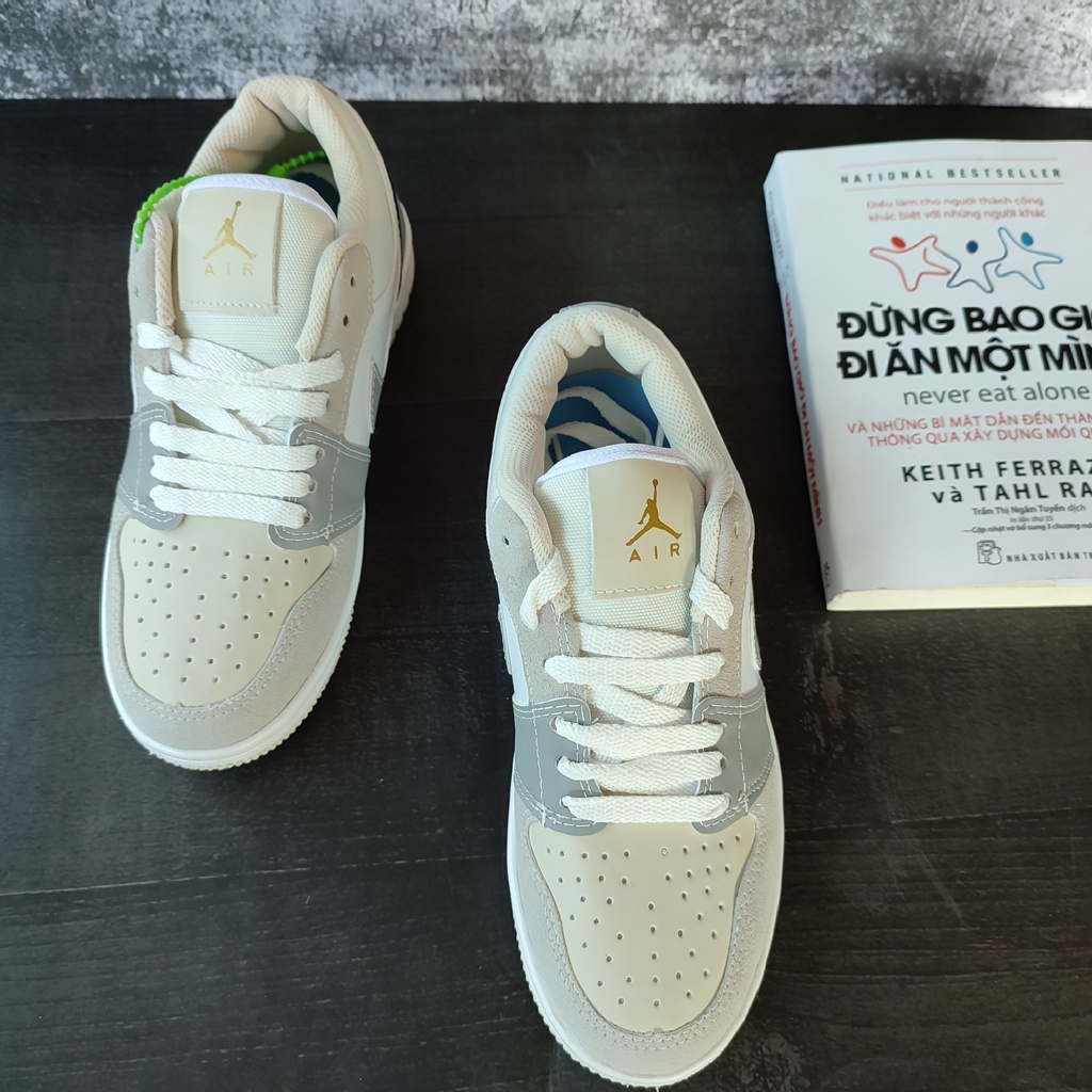 Giày thể thao Jordan xám paris cổ thấp, Giày Sneaker Paris JD1 Hàng Cao Cấp Full Box + Bill | BigBuy360 - bigbuy360.vn
