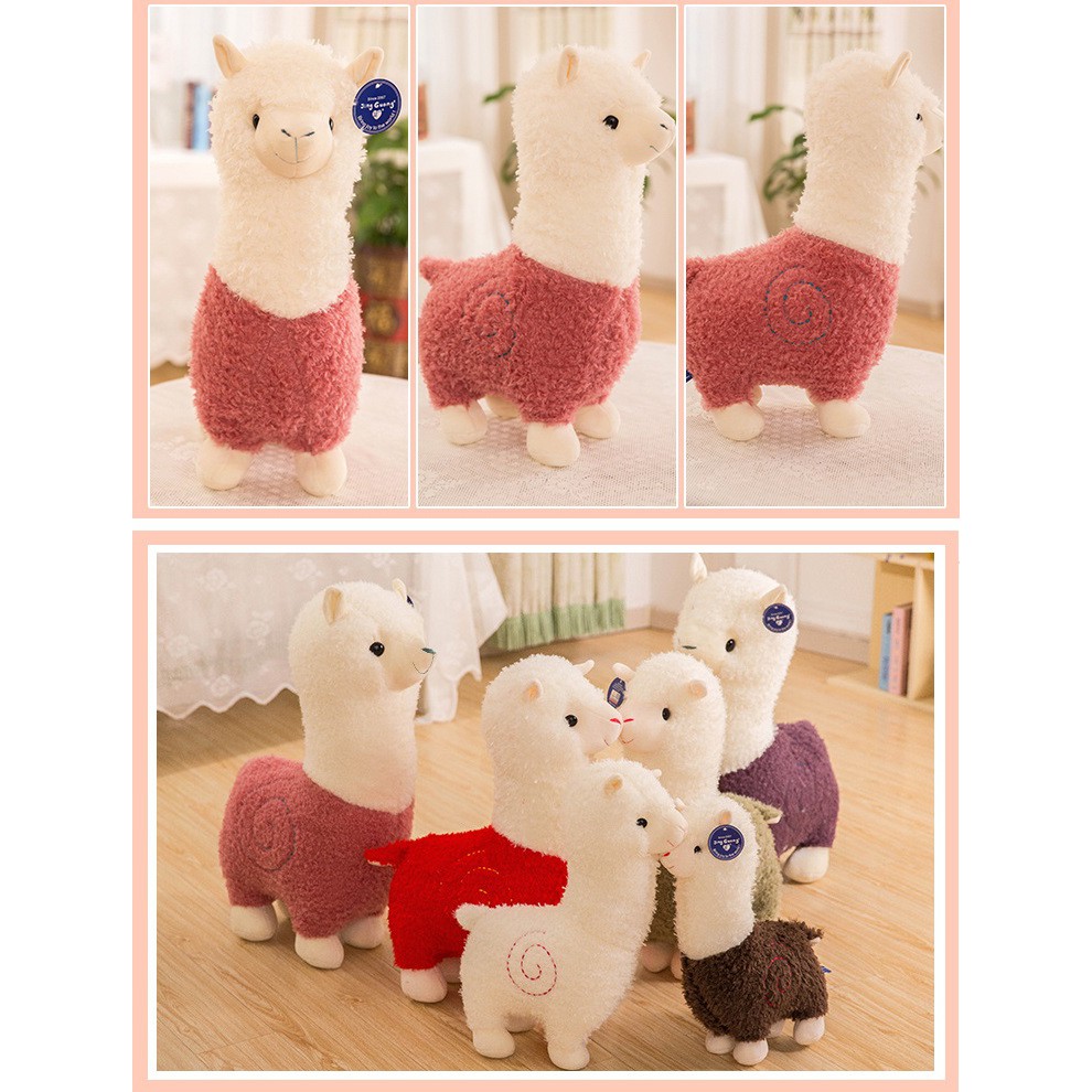 Đồ chơi nhồi bông Hình Con Lạc Đà Mềm Mại 6 Kích Cỡ