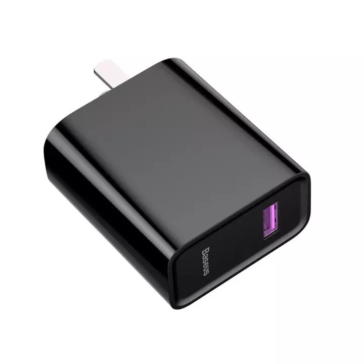 Củ sạc nhanh 5A Baseus Super Speed Charge chân dẹt chất liệu PC cho Samsung/Huawei/Xiaomi/iPhone