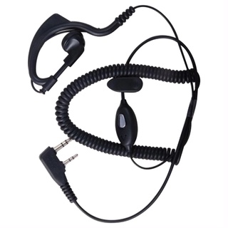 Tai nghe bộ đàm có dây xoắn, chân jack 3.5 và 2.5 tương thích Kenwood, Motorola,..