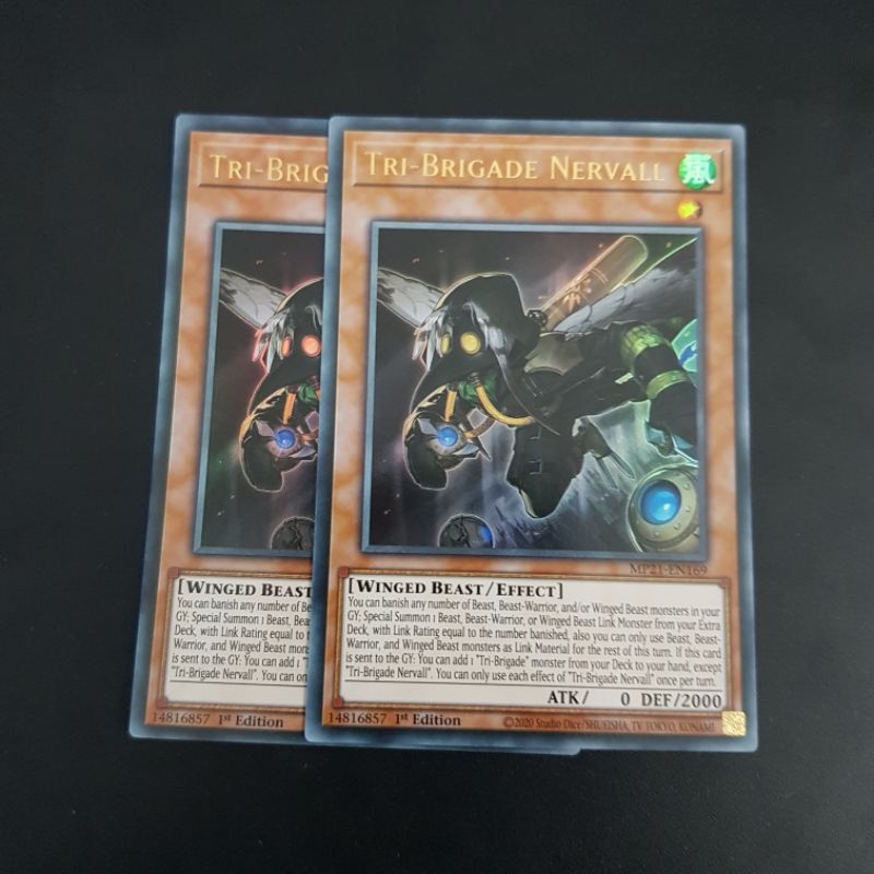 Lá bài Tri-Brigade Nervall - MP21-EN169 - Ultra Rare 1st Edition