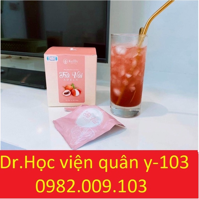 KELLY DETOX GIẢM CÂN VỊ TRÀ ĐÀO/XOÀI/VANG NHO/VẢI/TÁO XANH THẢO MỘC ADELA THẢI MỠ ĐỊNH HÌNH EO