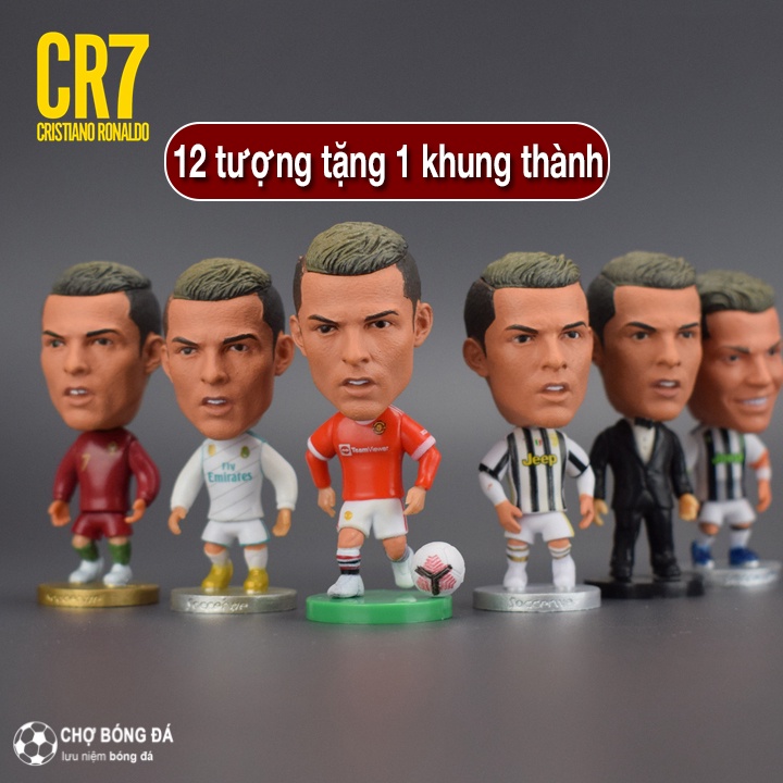 Tượng cầu thủ bóng siêu sao Ronaldo Cr7 cao 6,5cm dành tặng cho fan bóng đá
