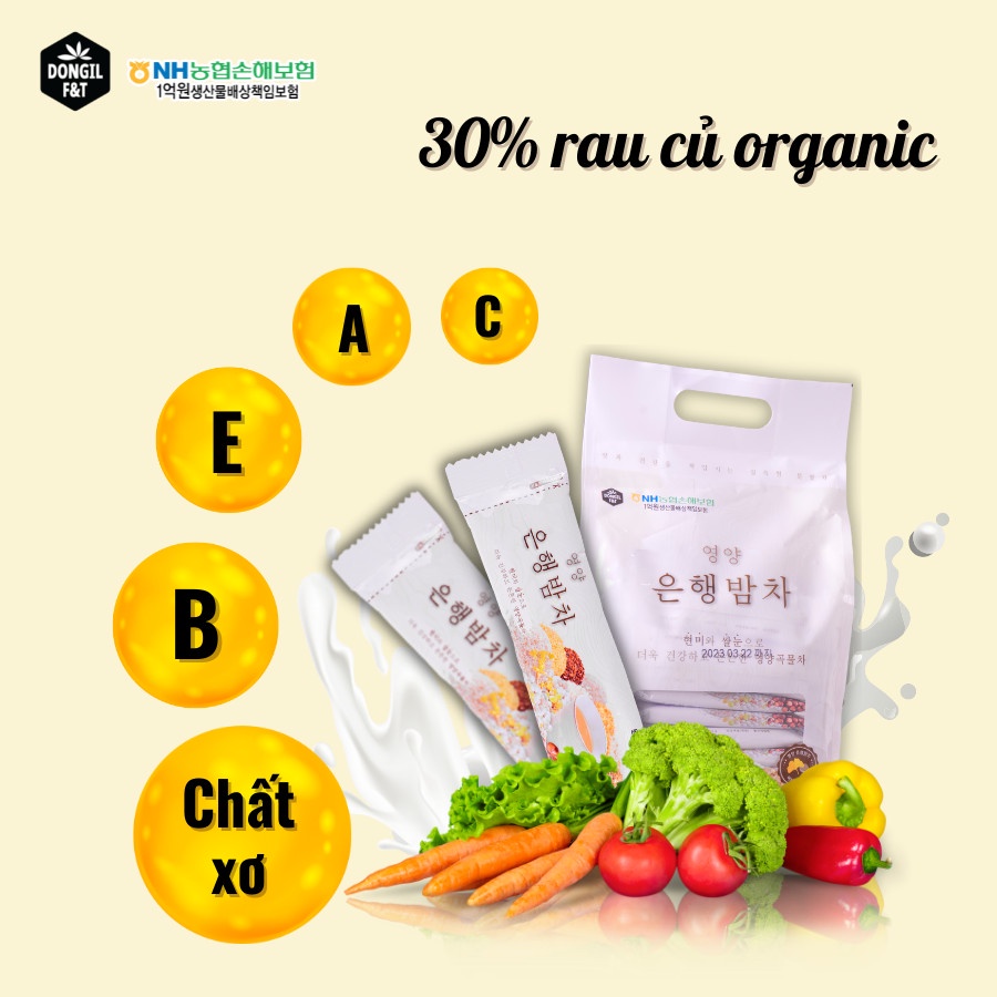 Ngũ cốc DONGIL Hàn Quốc cho Mẹ bầu và cả gia đình 50 gói - Lợi sữa, Làm đặc sữa, Ít đường