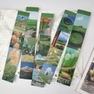 Set 5 tấm sticker Heartbeat Around trang trí bullet journal - Aimée Store