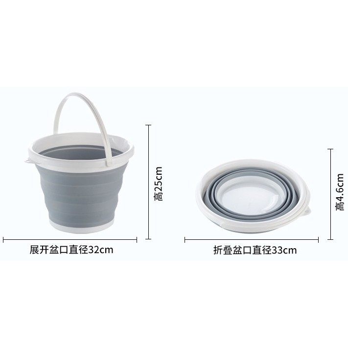 Xô Nhựa Silicone 4.28 Có Thể Gấp Gọn Tiện Dụng | BigBuy360 - bigbuy360.vn