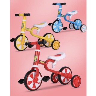 Xe đạp 4 bánh đa năng mẫu mới cho bé từ 2 tuổi trở lên