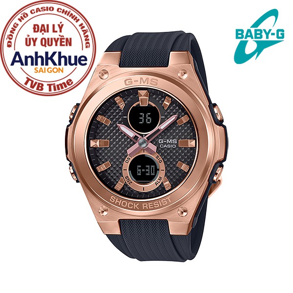 Đồng hồ nữ dây nhựa Casio Baby-G chính hãng Anh Khuê MSG-C100G-1ADR