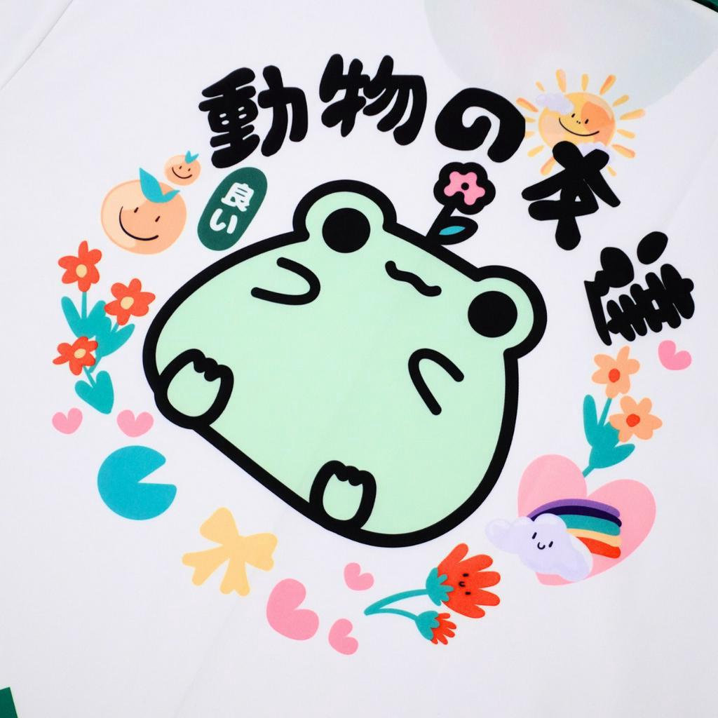 Áo sơmi local brand Tokago đi biển tay lỡ cartoon hoạ tiết thú cưng dễ thương hoạt hình unisex nam nữ form rộng