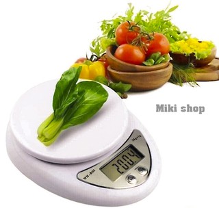 Cân Điện Tử Tiểu Ly Mini Electronic Kitchen Scale Dùng Trong Nhà Bếp,Mâm Tròn Tặng Kèm 2 Cục Pin Tiểu