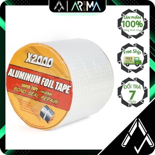 Băng keo chống thấm x2000 arima, khổ 5cm - 10cm - 20cm, miếng siêu dính, chống thấm nước, keo chống dột