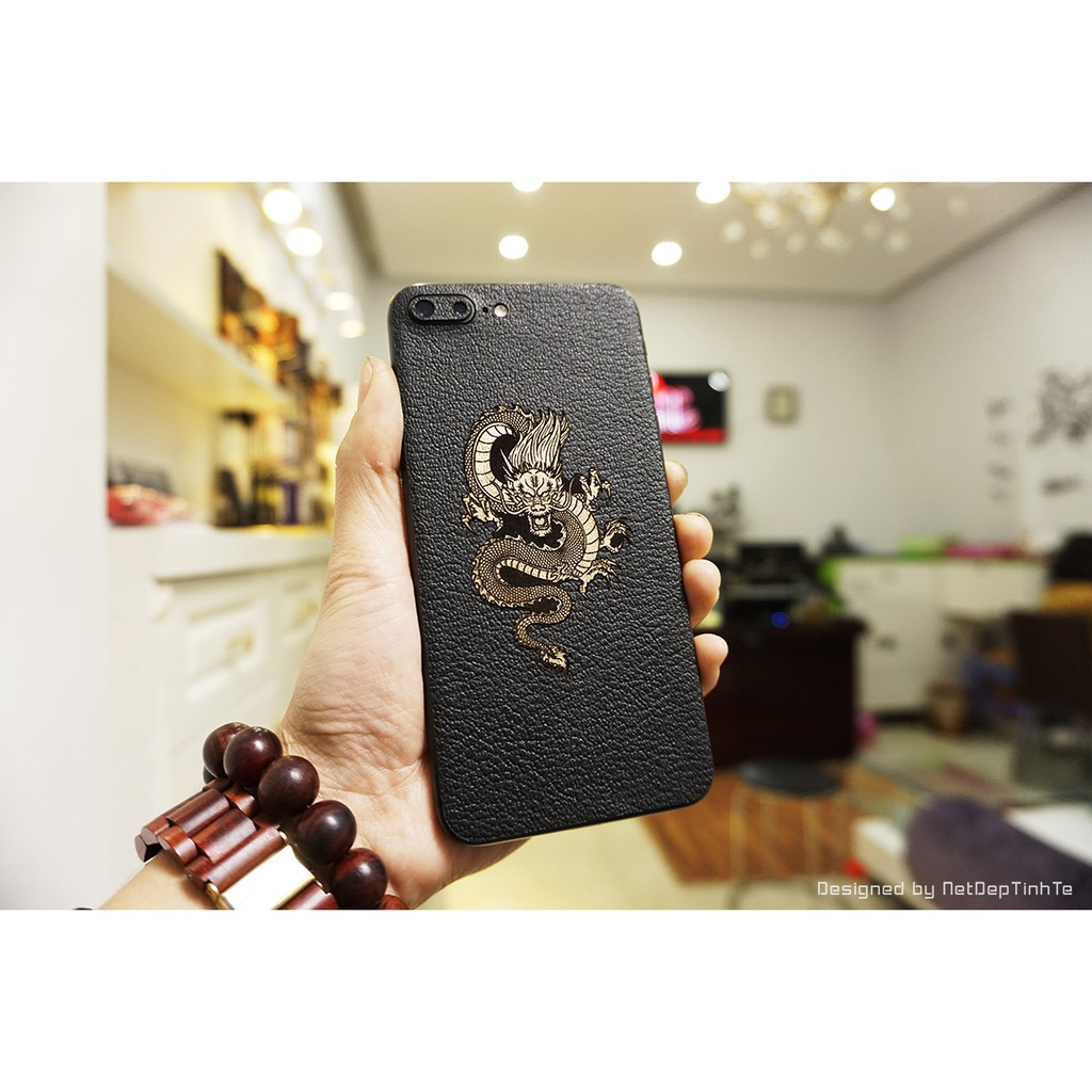 Miếng dán da skin iphone 7 plus - Hình rồng - D1
