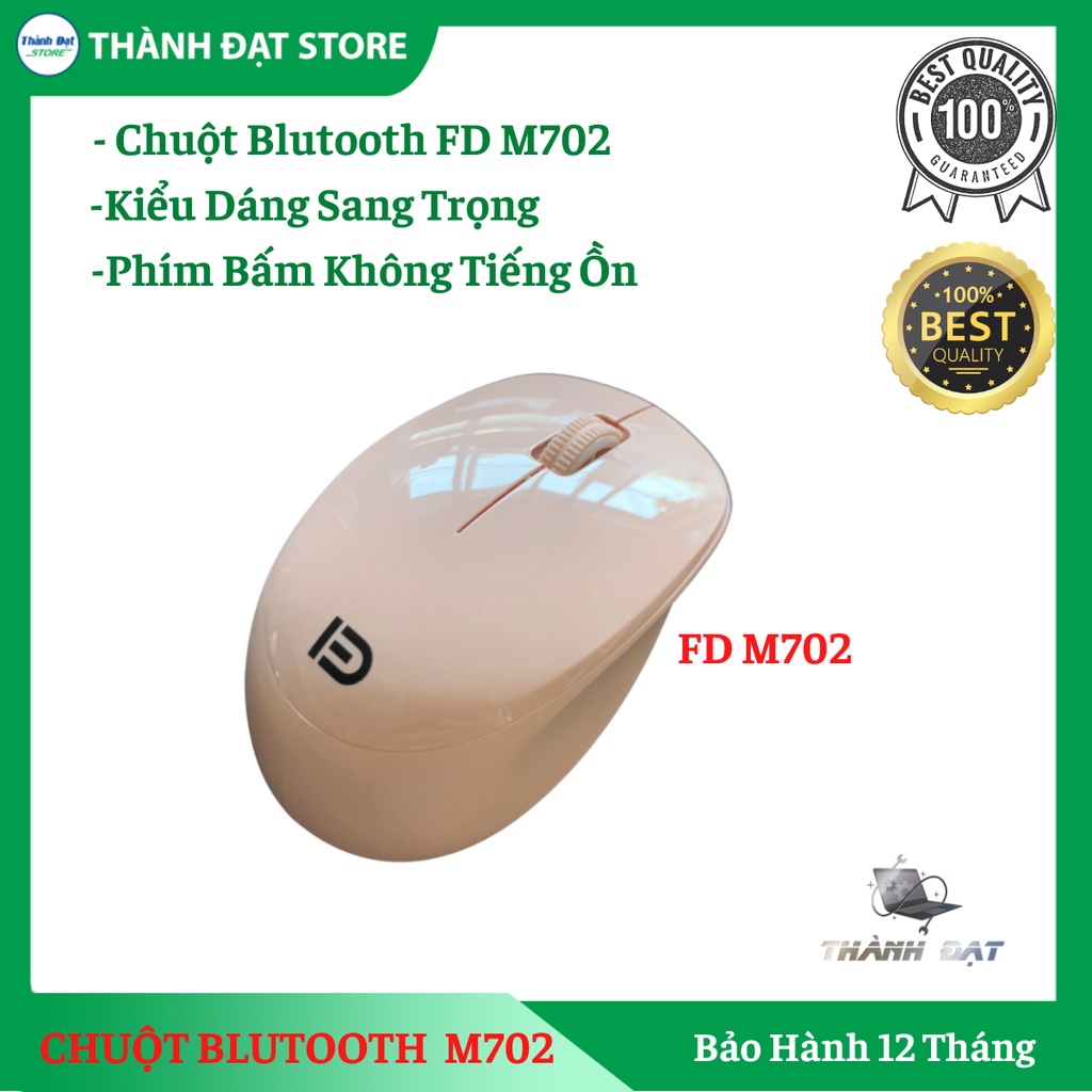 Chuột không dây FD Silent M702 Im lặng, Chuột cơ bản 2.4G USB Dongle, 1500DPI, Quang học, Chế độ ngủ tự động [FREE SHIP]