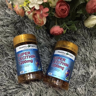 Mầm đậu nành Healthy care Lecithin 100 viên - Đủ bill Chemist