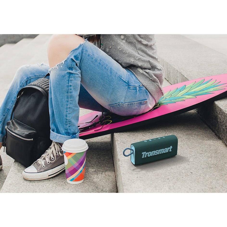 Loa Bluetooth 5.3 Tronsmart Trip Chống nước IPX7 Thời lượng pin 20 giờ, tích hợp Micro - BẢO HÀNH 12 THÁNG