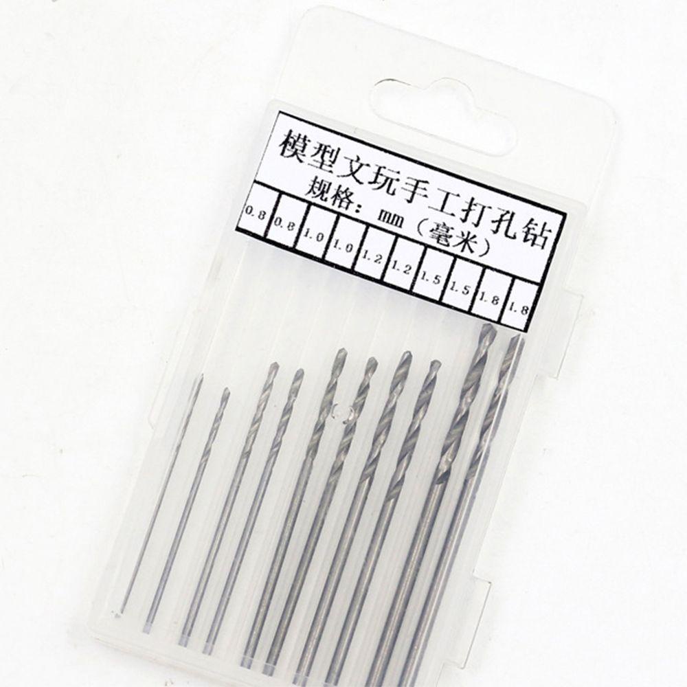 Set 10 Mũi Khoan Gỗ Xoắn Ốc Chất Lượng Cao Bits