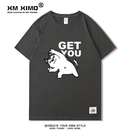 [XM0010] Áo thun ngắn tay XM XIMO in hình "Chó mèo Get You" áo đôi áo couple (XIMO)