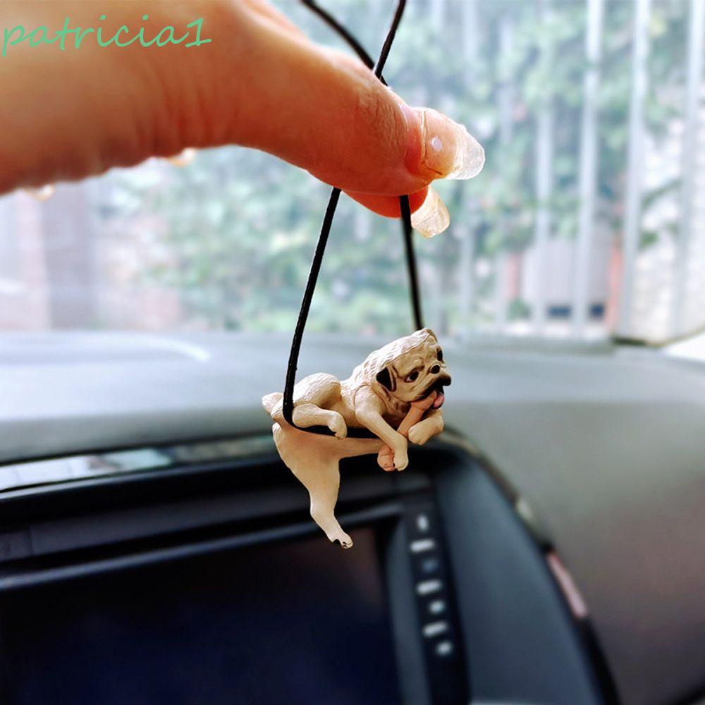 Dây Treo Trang Trí Gương Chiếu Hậu Xe Hơi Hình Chú Chó Bull Dễ Thương