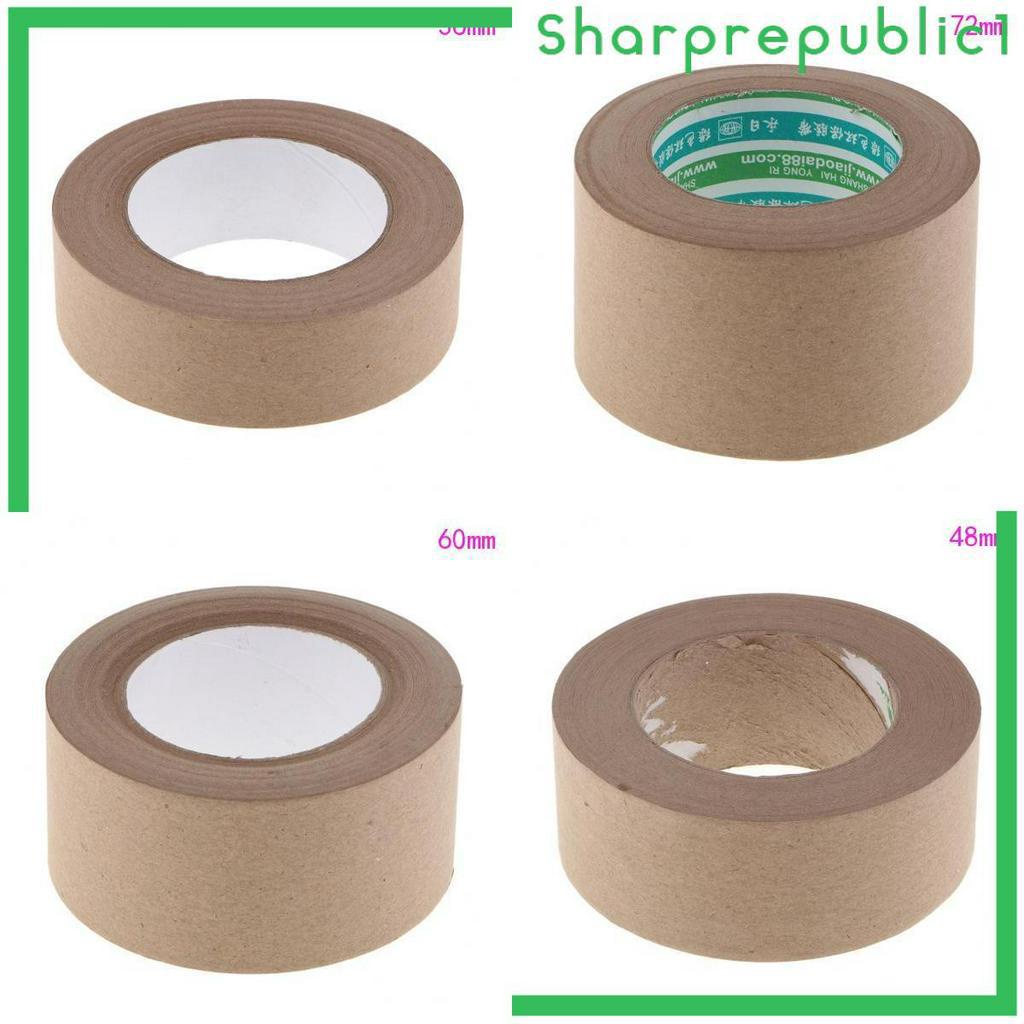 50m  Water Activated Kraft Paper Tape 36mm Width for Box Packaging and Sealing Commercial Quality, Courier Always Use
