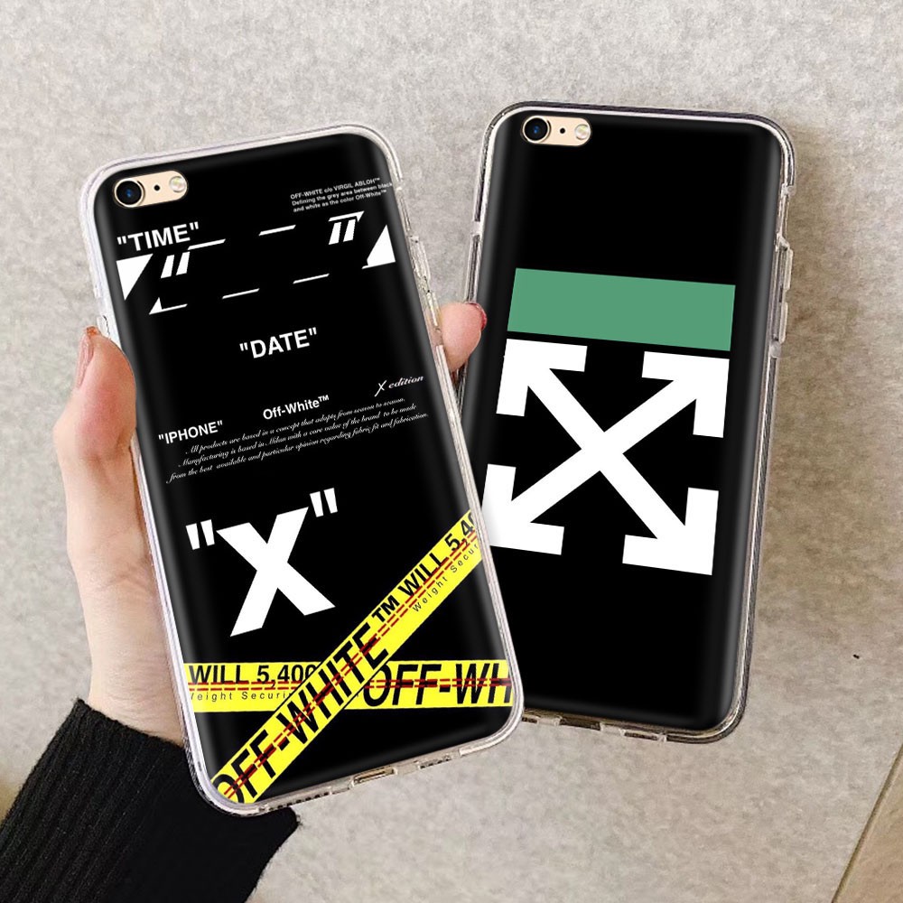 Ốp Điện Thoại Mềm Trong Suốt Họa Tiết Off White 205gt Cho Iphone 12 Mini 11 Pro Xs Max X Xr
