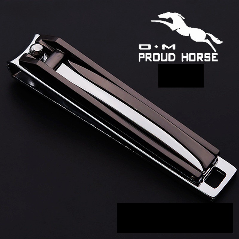 Bấm Cắt Móng Tay , Kìm Cắt Móng Tay Cỡ Lớn PROUD HORSE 221-02 INOX Cao Cấp Có Lỗ Treo Móc Khóa Xe