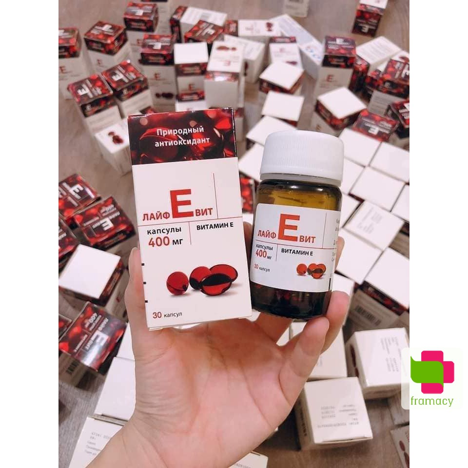 E đỏ Nga, vitamin E đỏ Zentiva 400mg, 30 viên - Xuất xứ Nga | BigBuy360 - bigbuy360.vn
