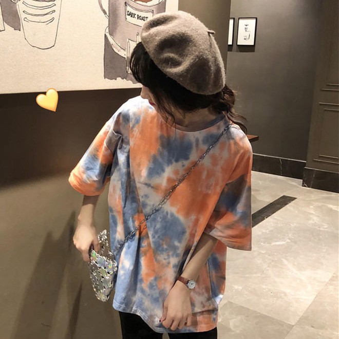 Áo thun tay ngắn phong cách Hàn Quốc cho phái nữ | BigBuy360 - bigbuy360.vn