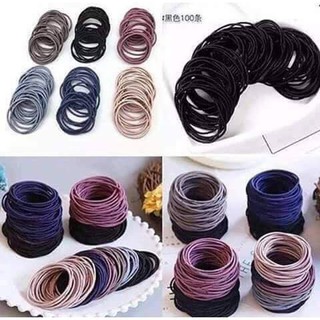 [Lẻ=Xỉ] Sét 100 Dây Buộc Tóc Cho Bé Yêu