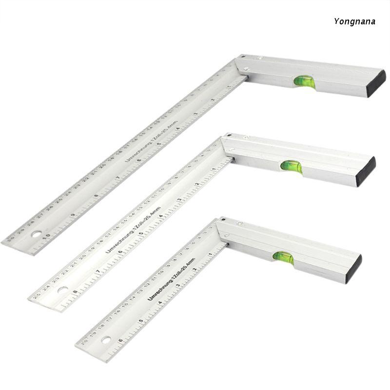 Thước Đo Góc 90 Độ Bằng Nhôm Dày Dặn Chuyên Dụng Cho Thợ Mộc 300