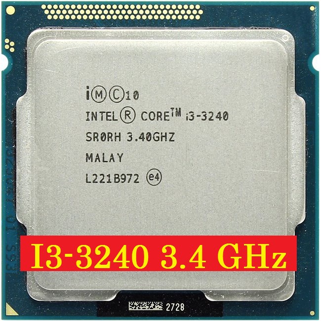 CPU Intel Core i3-3240 (3M bộ nhớ đệm, 3,40 GHz) - Đã Qua Sử Dụng, Không Kèm Fan