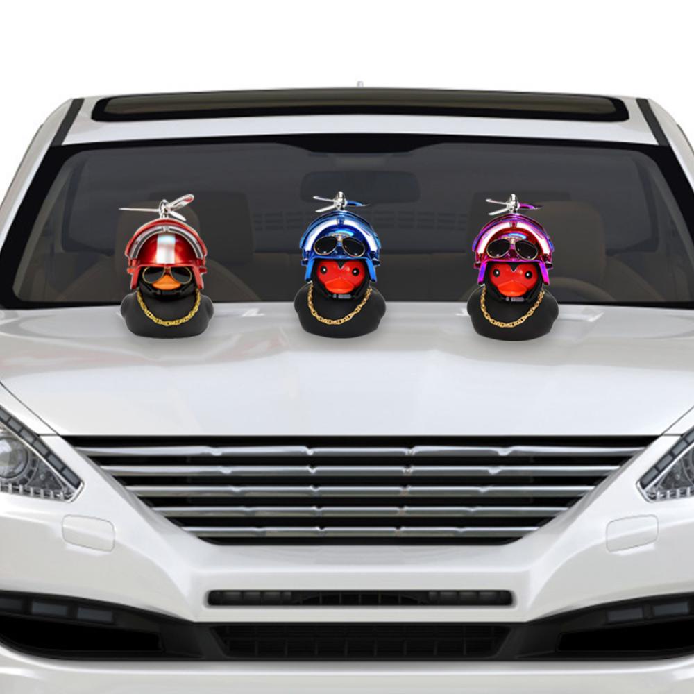 Chú Vịt Đội Nón Bảo Hiểm Trang Trí Xe Hơi M3W3