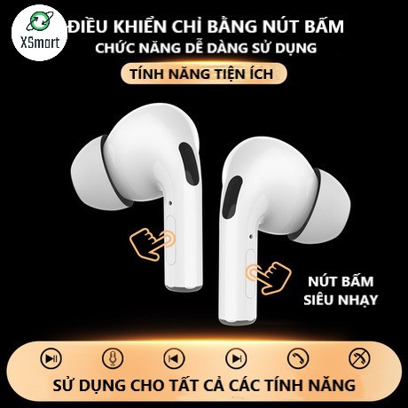 Tai Nghe Bluetooth Không Dây Chống Ồn Airs PRO 2020 Mới Nhất, Nghe Nhạc Chơi Game Siêu Đã