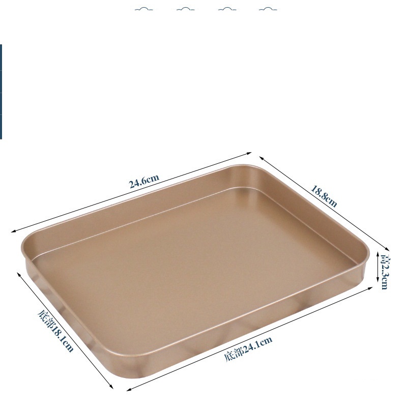 Khuôn nướng bánh hình chữ nhật 10inch