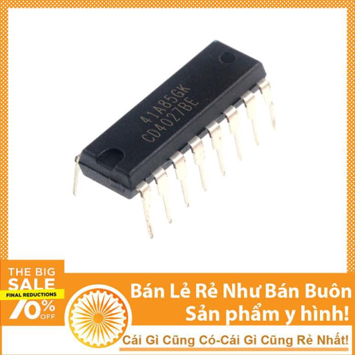 Linh Kiện IC Logic CD4027BE DIP16