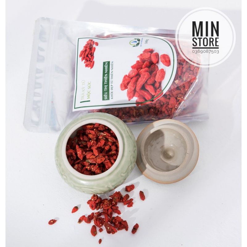 Kỳ Tử Sấy Khô  Gói 100gr  (Loại Hạt To - Đẹp - FreeShip)