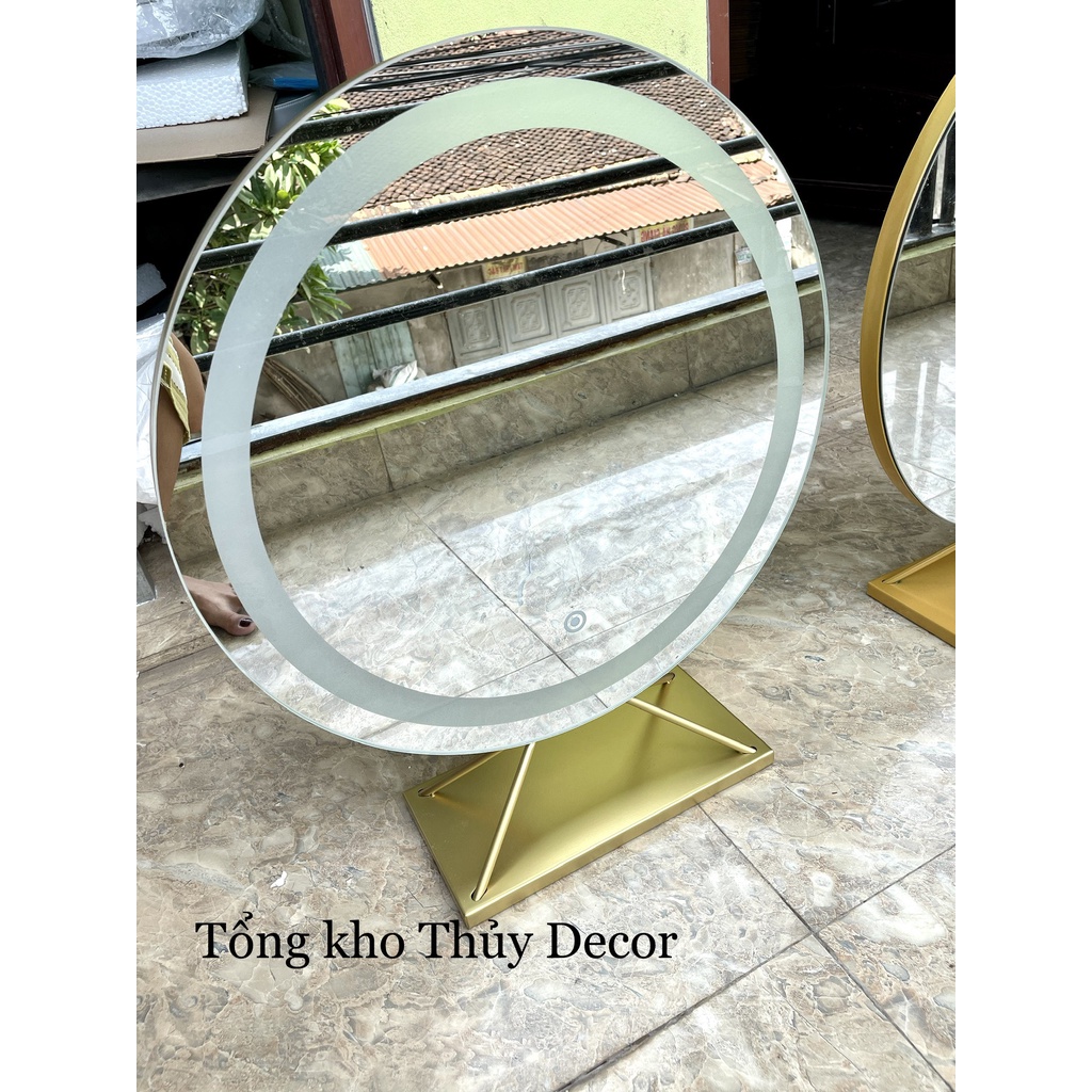 Gương đèn led để bàn trang điểm 𝐆𝐢𝐚́ 𝐭𝐚̣̂𝐧 𝐱𝐮̛𝐨̛̉𝐧𝐠 gương bàn phấn chân thẳng sang xịn