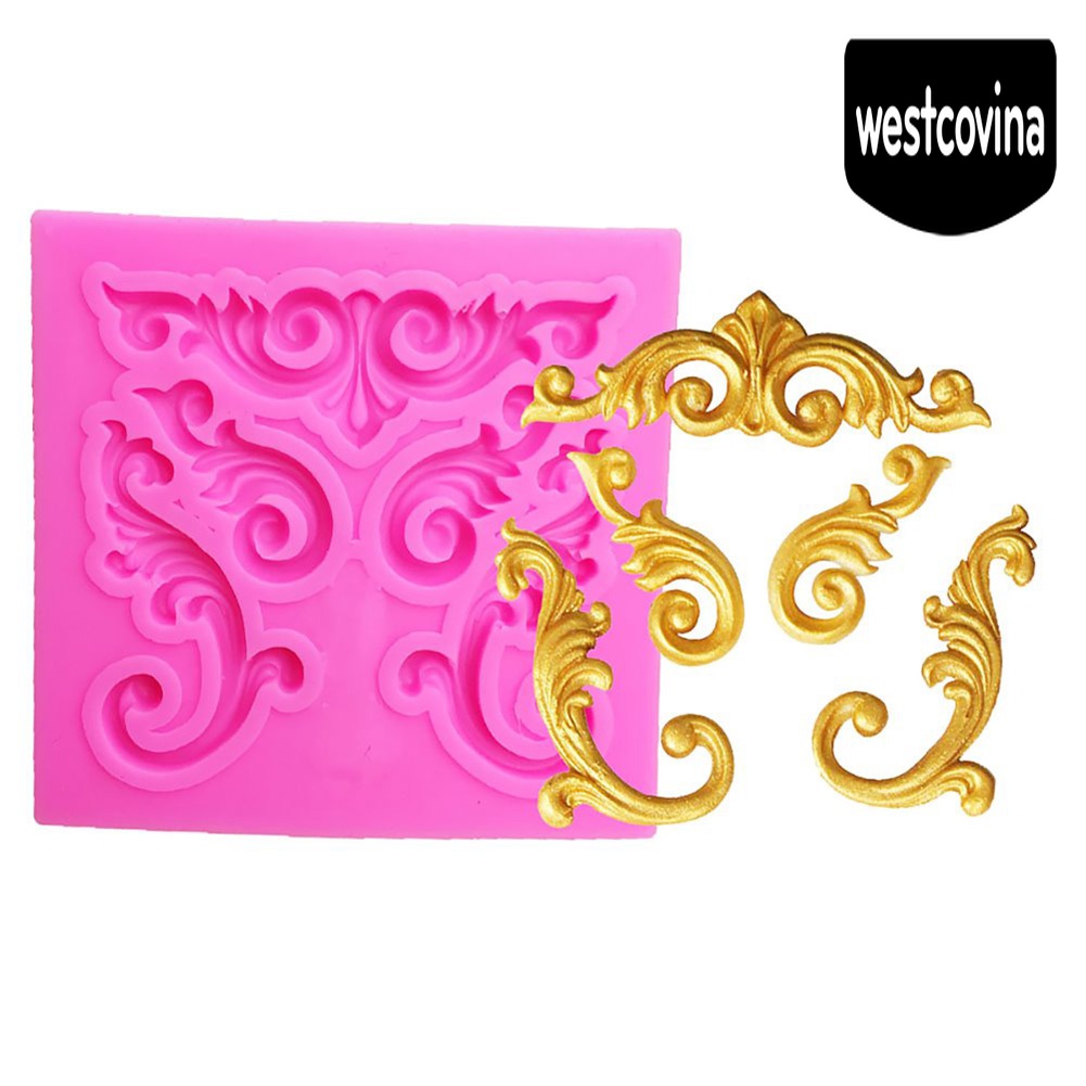 [Hot]☀ Khuôn Làm Bánh Chất Liệu Silicone Họa Tiết Dập Nổi 3D Độc Đáo