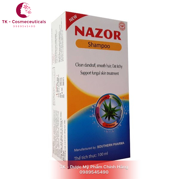 Dầu Gội Nazor Sạch Gầu, Mượt Tóc, Hết Ngứa Da Đầu - 100ml