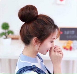 tóc giả búi củ tỏi