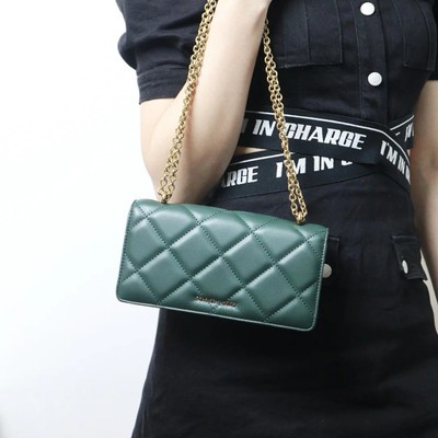 Phong Cách Mới CNK Ví Dài Hộp Quà ck6-10680924 Túi Đeo Chéo Dây Xích Hình Tranh Sơn Dầu Cho Nữ